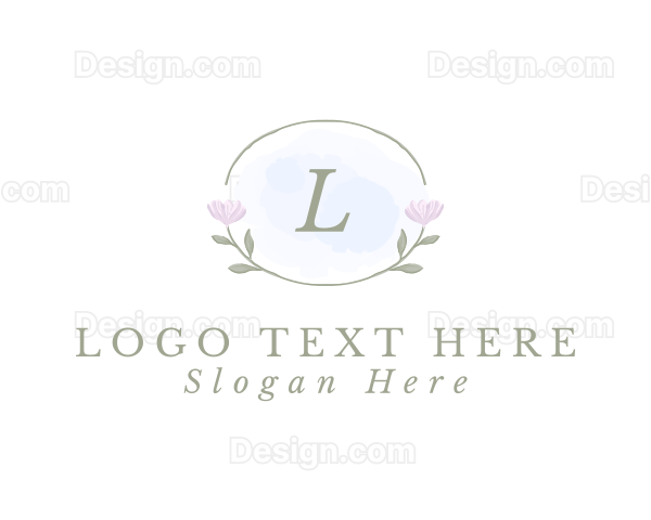 Nature Floral Watercolor Logo