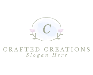 Nature Floral Watercolor logo design