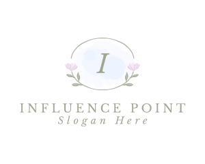 Nature Floral Watercolor logo design