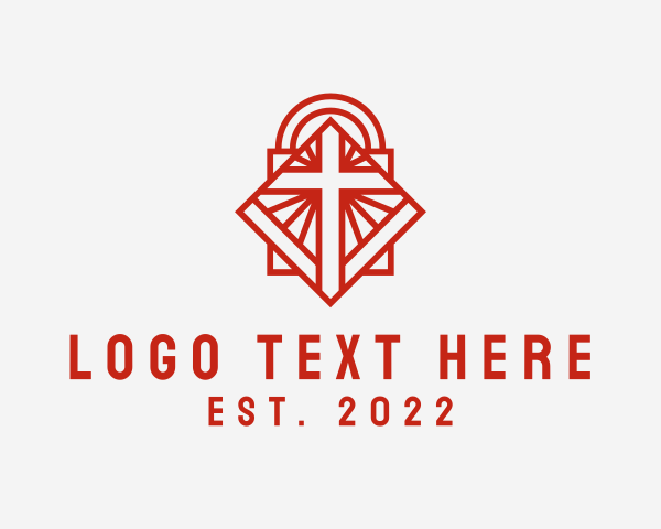 Holy Christian Crucifix logo