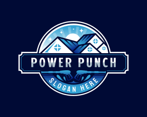 Power Washer Sanitation logo design