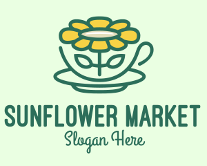 Sunflower Tea Cup logo
