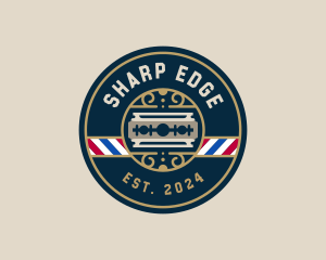 Razor Blade Barbershop logo design