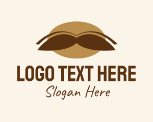 Brown Mustache Grooming  logo