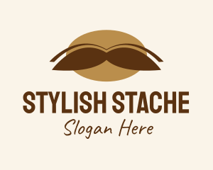 Brown Mustache Grooming  logo