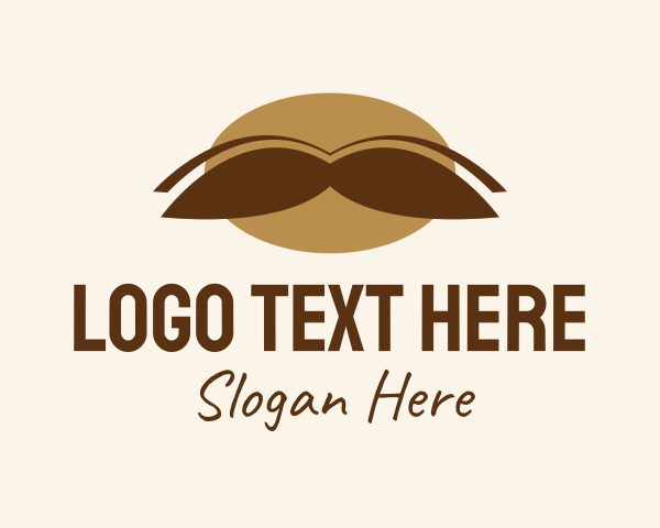 Brown Mustache Grooming  logo