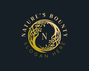 Nature Tree Gardening logo design