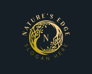 Nature Tree Gardening logo design