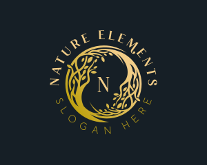 Nature Tree Gardening logo design