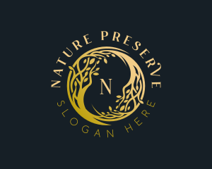 Nature Tree Gardening logo design