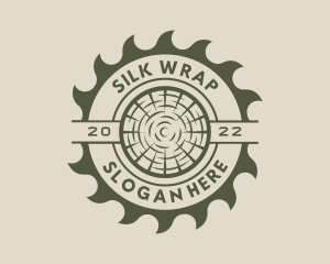 Circular Saw Lumberjack logo design