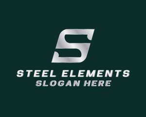 Metal Fabrication Contractor Letter S logo