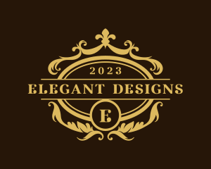 Deluxe Ornate Crest logo design