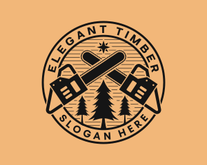 Chainsaw Woods Logging logo