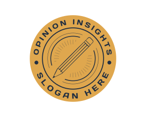 School Pencil Writing logo