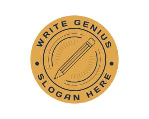 School Pencil Writing logo