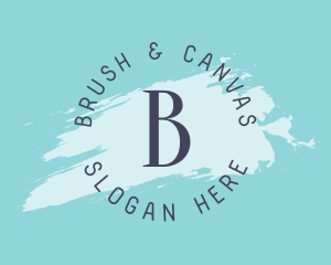 Paint Brush Stroke logo