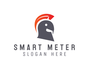 Meter Spartan Helmet logo