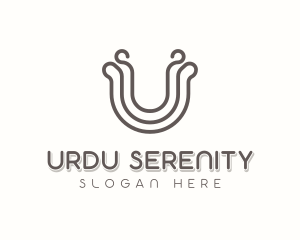 Generic Curvy Letter U logo design