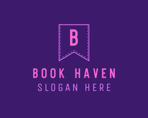 Bookmark Book Club logo design