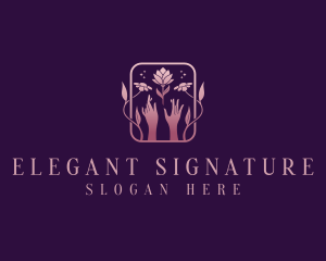 Elegant Event Florist logo design