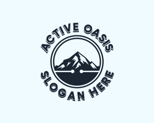 Mountain Peak Trekking  logo design