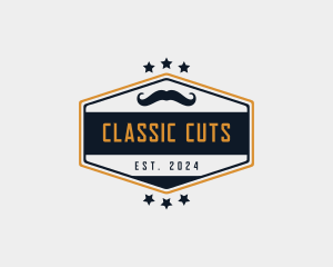 Moustache Hair Barber logo