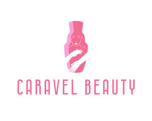 Pink Beauty Face logo design