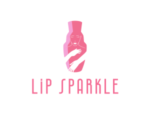 Pink Beauty Face logo design