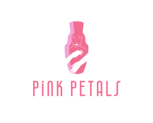 Pink Beauty Face logo design