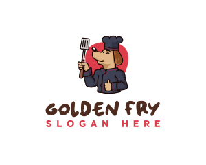 Dog Chef Cook logo design