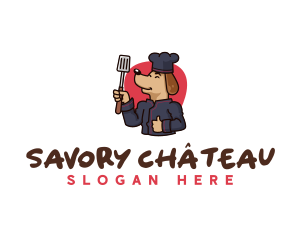 Dog Chef Cook logo design