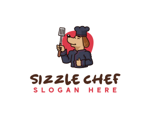 Dog Chef Cook logo design