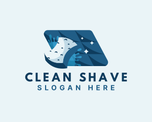 Sponge Cleaning Housekeeping logo design