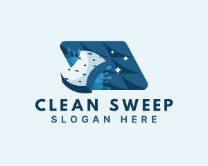 Sponge Cleaning Housekeeping logo design