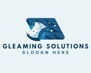 Sponge Cleaning Housekeeping logo design
