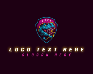 Tyrannosaurus Shield Gaming logo