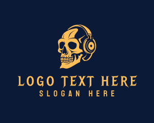 Podcaster Skull Radio logo