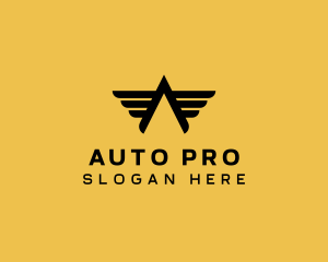 Auto Wing Aviation logo design