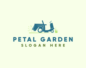 Grass Lawn Mower logo design