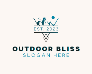 Mountain Peak Camping logo design