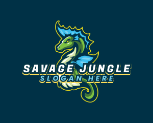 Seahorse Dragon Gaming logo design