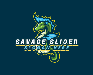 Seahorse Dragon Gaming logo design