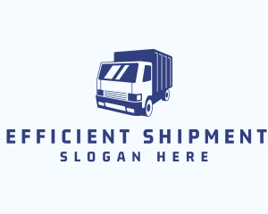 Shipping Truck Transport logo design