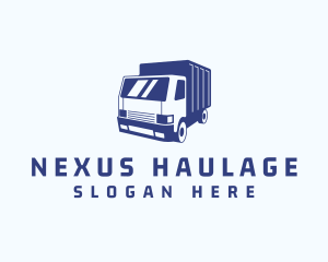 Shipping Truck Transport logo design