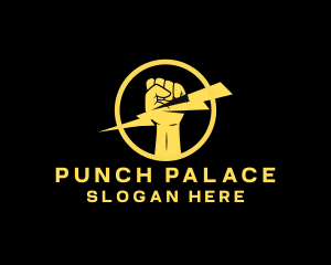 Fist Punch Lightning Bolt logo