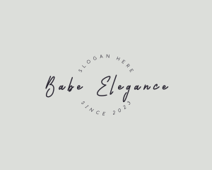 Handwritten Elegant Business logo design