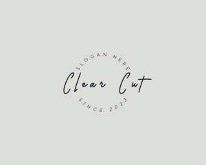 Handwritten Elegant Business logo design