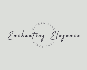 Handwritten Elegant Business logo design