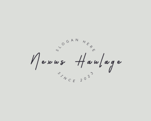 Handwritten Elegant Business logo design